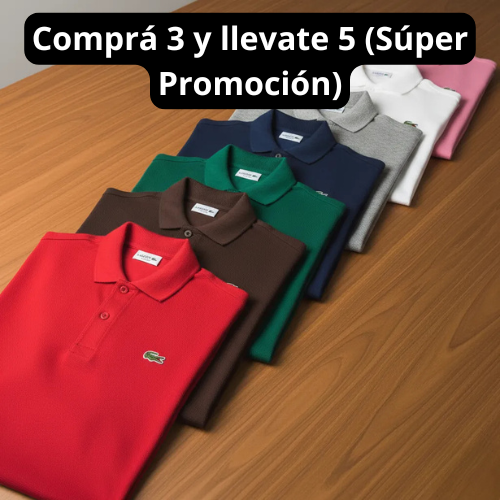 [LLEVÁ 5, PAGÁ 3] Pack x5 Chombas Lct - Conceptizi