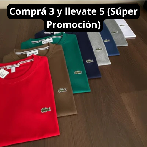 [LLEVÁ 5, PAGÁ 3] Pack x5 Remeras Lct – Conceptizi